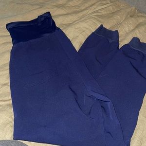Figs Maternity Navy Scrub Pants— Small petite